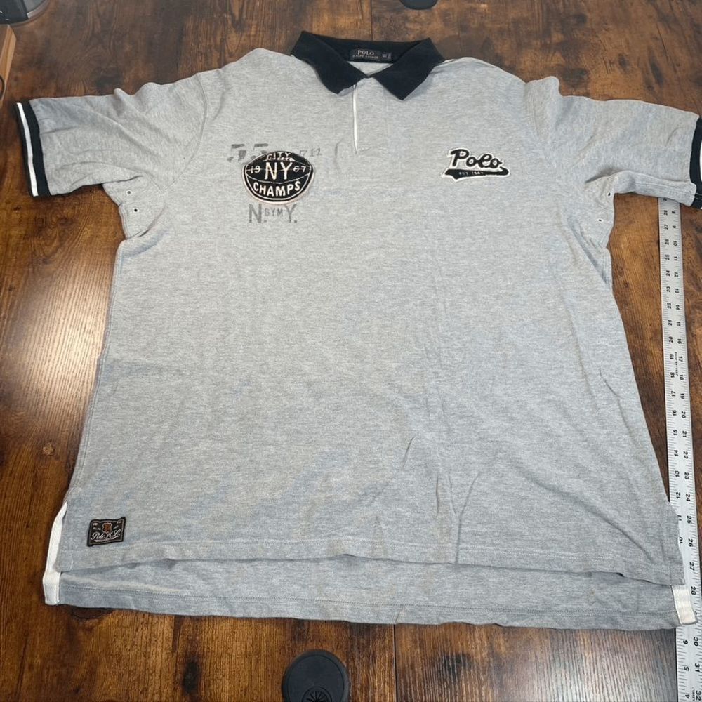 Polo Ralph Lauren Polo Shirt New York NY City Champs 1967 Size 2XLT